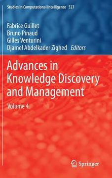 portada Advances in Knowledge Discovery and Management: Volume 4 (en Inglés)