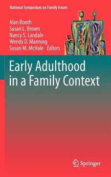 portada early adulthood in a family context