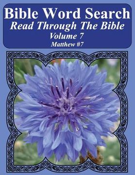 portada Bible Word Search Read Through The Bible Volume 7: Matthew #7 Extra Large Print (en Inglés)
