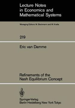 portada refinements of the nash equilibrium concept