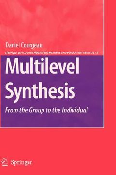 portada multilevel synthesis: from the group to the individual
