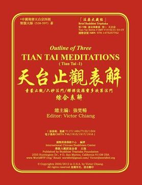 portada Outline of Three Tian Tai Meditations