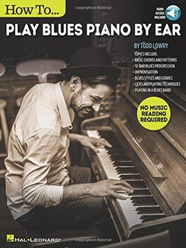 portada How to Play Blues Piano by ear (Book/Audio) (en Inglés)