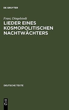 portada Lieder Eines Kosmopolitischen Nachtwèachters (en Alemán)
