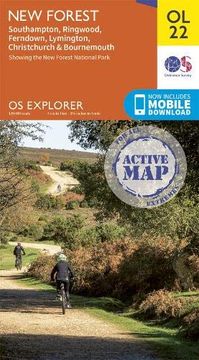 portada New Forest: Ol 22 (os Explorer Active Map) 