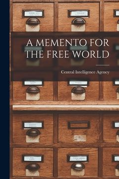 portada A Memento for the Free World (en Inglés)