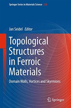 portada Topological Structures in Ferroic Materials: Domain Walls, Vortices and Skyrmions: 228 (Springer Series in Materials Science) (en Inglés)