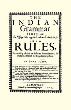 portada Indian Grammar Begun: Or, an Essay to Bring the Indian Language Into Rules 