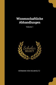 portada Wissenschaftliche Abhandlungen; Volume 1 