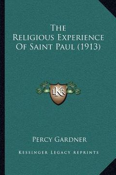 portada the religious experience of saint paul (1913) (en Inglés)