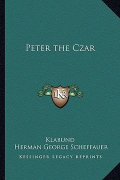 portada peter the czar (in English)