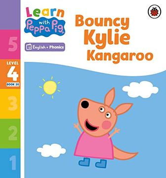 portada Learn With Peppa Phonics Level 4 Book 20 - Bouncy Kylie Kangaroo (Phonics Reader)