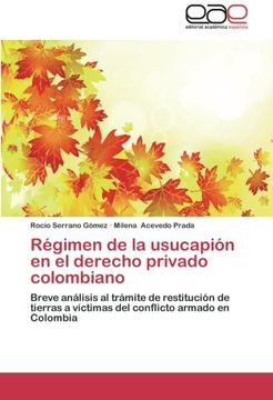 portada Régimen de la usucapión en el derecho privado colombiano