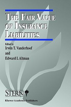 portada the fair value of insurance liabilities