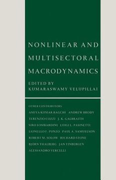 portada Nonlinear and Multisectoral Macrodynamics: Essays in Honour of Richard Goodwin (en Inglés)