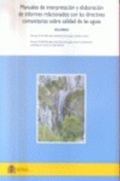 portada manuales de interpretación y elaboración de informes de directivas europeas sobre calidad de las aguas
