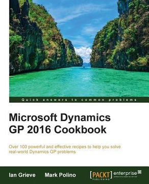 portada Microsoft Dynamics GP 2016 Cookbook (en Inglés)