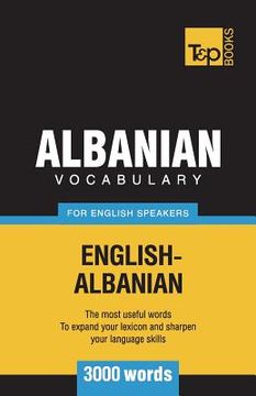 portada Albanian vocabulary for English speakers - 3000 words (in English)
