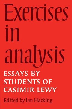 portada Exercises in Analysis: Essays by Students of Casimir Lewy (en Inglés)