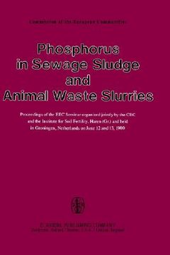portada phosphorus in sewage sludge and animal waste slurries (en Inglés)