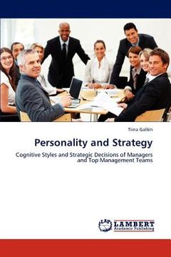 portada personality and strategy (en Inglés)