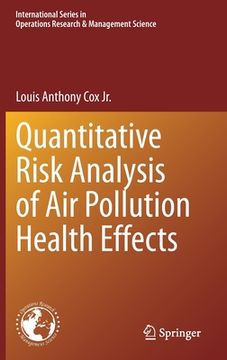 portada Quantitative Risk Analysis of Air Pollution Health Effects (en Inglés)