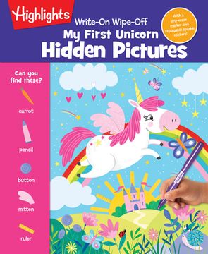 portada Write-On Wipe-Off my First Unicorn Hidden Pictures (Write-On Wipe-Off my First Activity Books) 