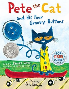 portada Pete the cat and his Four Groovy Buttons (en Inglés)