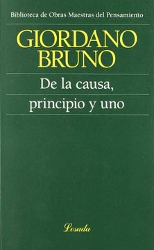 portada De la Causa Principio y uno (in Spanish)