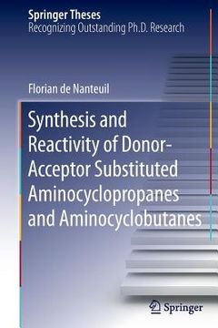 portada Synthesis and Reactivity of Donor-Acceptor Substituted Aminocyclopropanes and Aminocyclobutanes