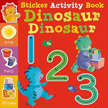 portada Dinosaur Dinosaur 123: Sticker Activity Book (en Inglés)