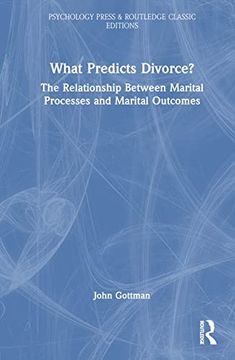 portada What Predicts Divorce? (Psychology Press & Routledge Classic Editions) 