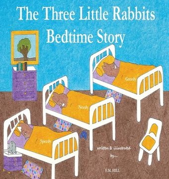 portada The Three Little Rabbits Bedtime Story (en Inglés)