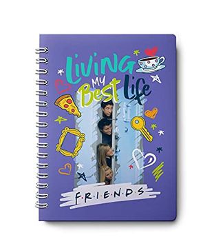 portada Friends: 12-Month Undated Planner: (Friends tv Show Gift, Friends Planner, Friends Gift, Undated Planner) (en Inglés)