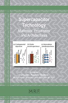portada Supercapacitor Technology: Materials, Processes and Architectures (61) (Materials Research Foundations) (en Inglés)