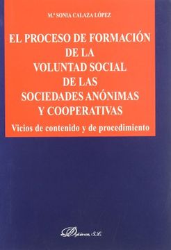 portada El Proceso de Formacion de la Voluntad Social de las Sociedades Anonimas y Cooperativas