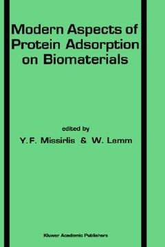 portada modern aspects of protein adsorption on biomaterials (in English)
