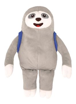 portada Merrymakers First day Critter Jitters Plush Sloth, 7-Inch, Based on the Hilarious Picture Book by Jory John and liz Climo (in English)