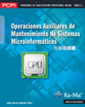 portada Operaciones auxiliares de mantenimiento de sistemas microinformáticos (MF1208_1)