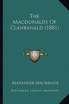 portada the macdonalds of clanranald (1881) (en Inglés)