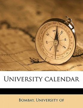 portada university calendar volume 1885-86 (in English)