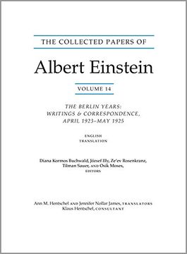 portada The Collected Papers of Albert Einstein, Volume 14 (English): The Berlin Years: Writings & Correspondence, April 1923–May 1925 (English Translation Supplement)