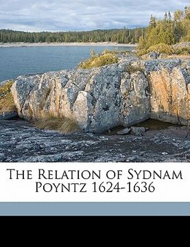 portada the relation of sydnam poyntz 1624-1636 (, volume 14
