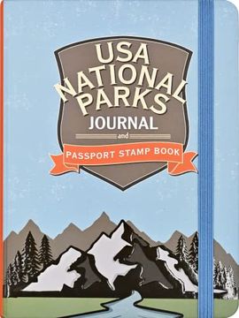 portada Usa National Parks Journal & Passport Stamp Book (All 63 National Parks Included) (en Inglés)