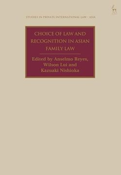 portada Choice of law and Recognition in Asian Family law (Studies in Private International law - Asia) (en Inglés)