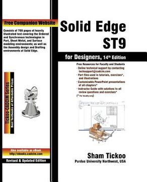 portada Solid Edge ST9 for Designers (en Inglés)