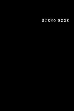 portada Steno Book: Steno pad, 6" x 9", Gregg Rule, White Paper, 100 Pages (en Inglés)