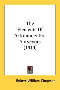 portada the elements of astronomy for surveyors (1919)