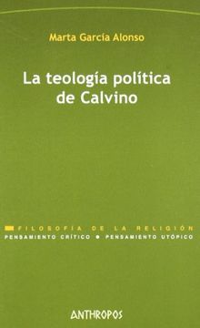 portada Teologia Politica de Calvino, la
