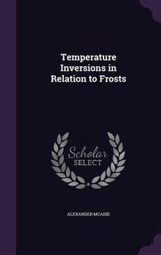 portada Temperature Inversions in Relation to Frosts